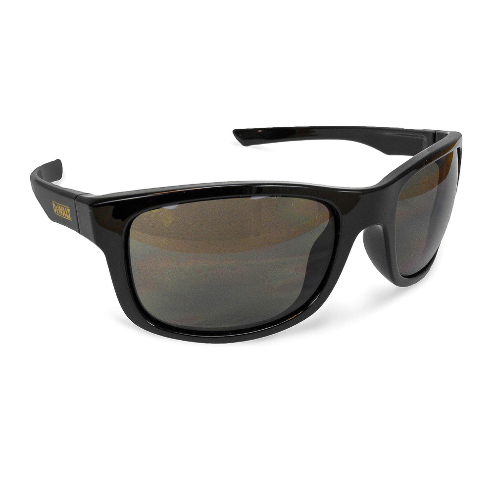 DPG107-2D Supervisor Premium Black Frame Smoke Lens Safety Glasses ANSI Certified (1-Pair)