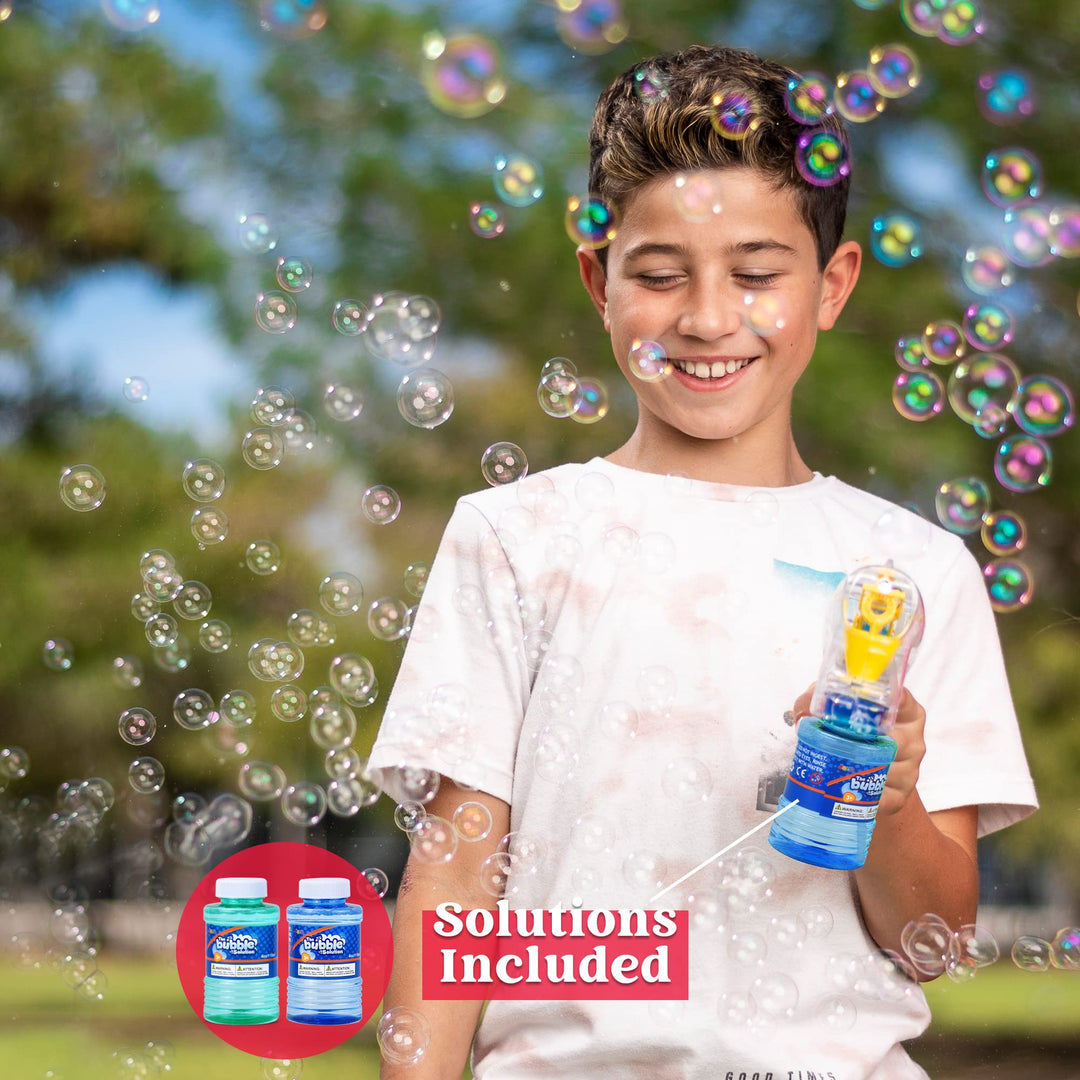 3 Bubble Guns Kit for Blaster Party Favors, LED Machine Blaster Supplies, Summer, Outdoors Activity, Birthday Gift, Blower Toy, Easter.