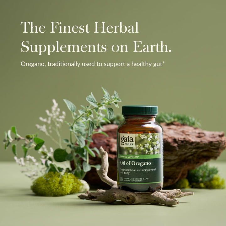 Oil of Oregano - Immune and Antioxidant Support Supplement to Help Sustain Overall Well-Being - With Oregano Oil, Carvacrol, and Thymol - 120 Vegan Liquid Phyto-Capsules (60-Day Supply)