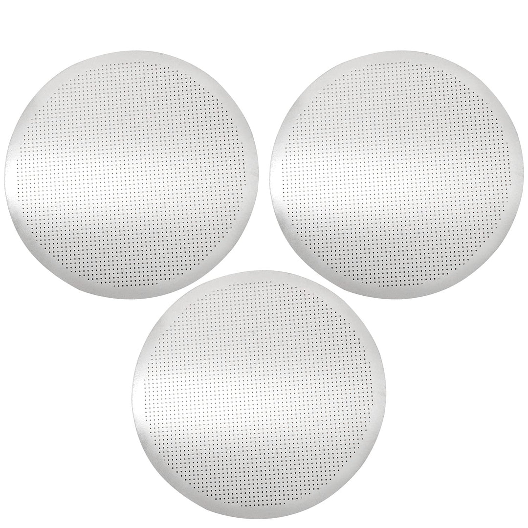 3 Pcs Disc Metal Coffee Filters Ultra-fine for Use with AeroPress Coffee Makers Reusable Stainless Steel Metal Filters Quality Coated in Coffee Maker