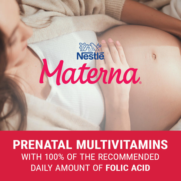 Materna Nestle Prenatal Postpartum Vitamin & Mineral Supplement 100 Tablets