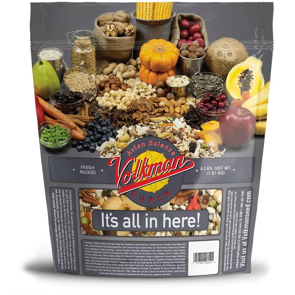 Avian Science Super African Grey Bird Food 4lb