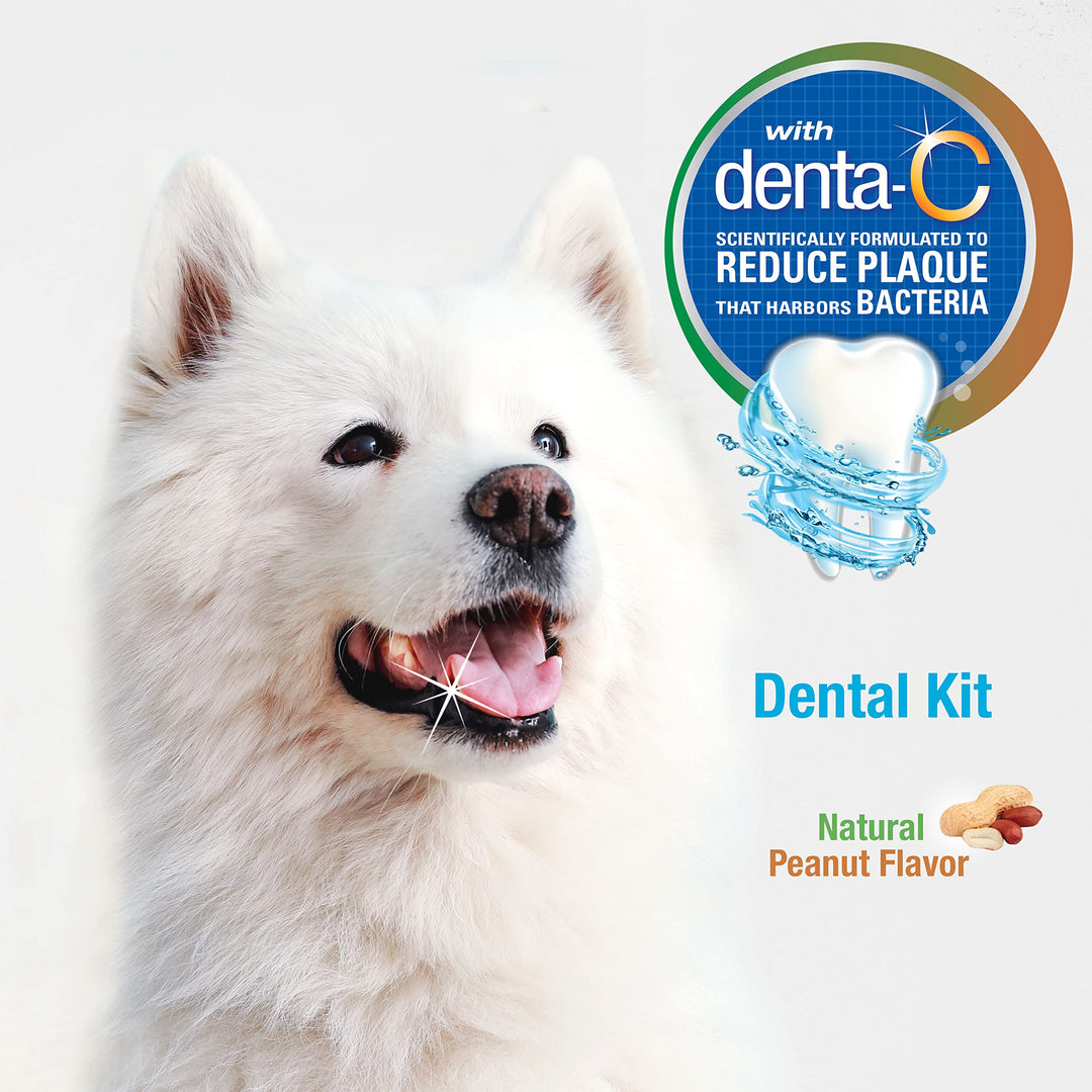 Advanced Oral Care Natural Dog Dental Kit Peanut Flavor 2.5 oz.