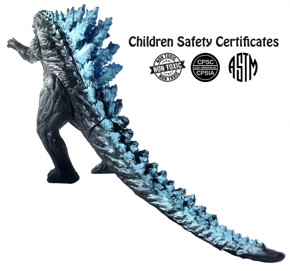 Set of 2 Mecha Godzilla Earth MechaGodzilla Kiryu Toys, Kaiju Universe Action Figures King of The Monsters Movable Joints Movie Series Soft Vinyl, Travel Bag