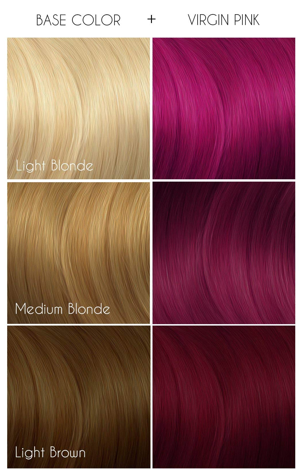 Vegan and Cruelty-Free Semi-Permanent Hair Color Dye (4 Fl Oz, VIRGIN PINK)