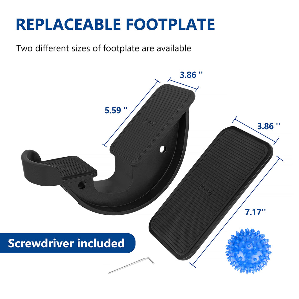 Foot Rocker and Calf Stretcher for Plantar Fasciitis, Achilles Tendinitis, Ankle, Foot, Calf and Heel Pain Relief - Suitable for Bare Feet