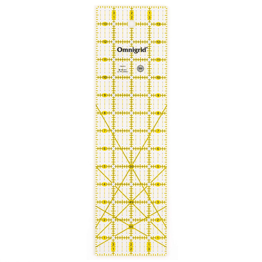 4 X 14 Quilting Ruler, 4 x 14, Clear,R14