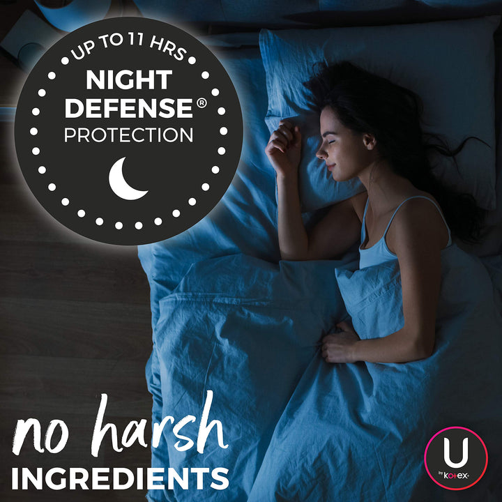 Maxi Pads, Overnight, Unscented 14 each