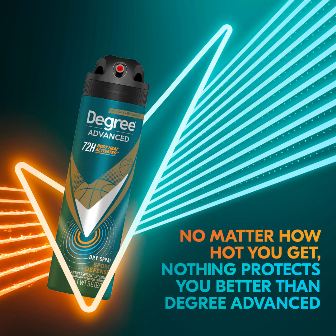 Men Dry Antiperspirant Spray 3.8 Ounce Sport Defense
