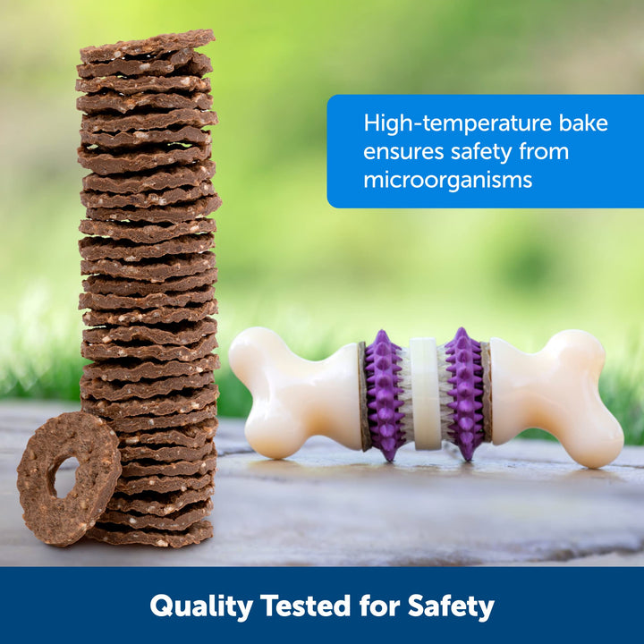 ® Natural Rawhide Treat Ring Refills, Size A, Replacement Treats Busy Buddy Treat Ring Holding Toys