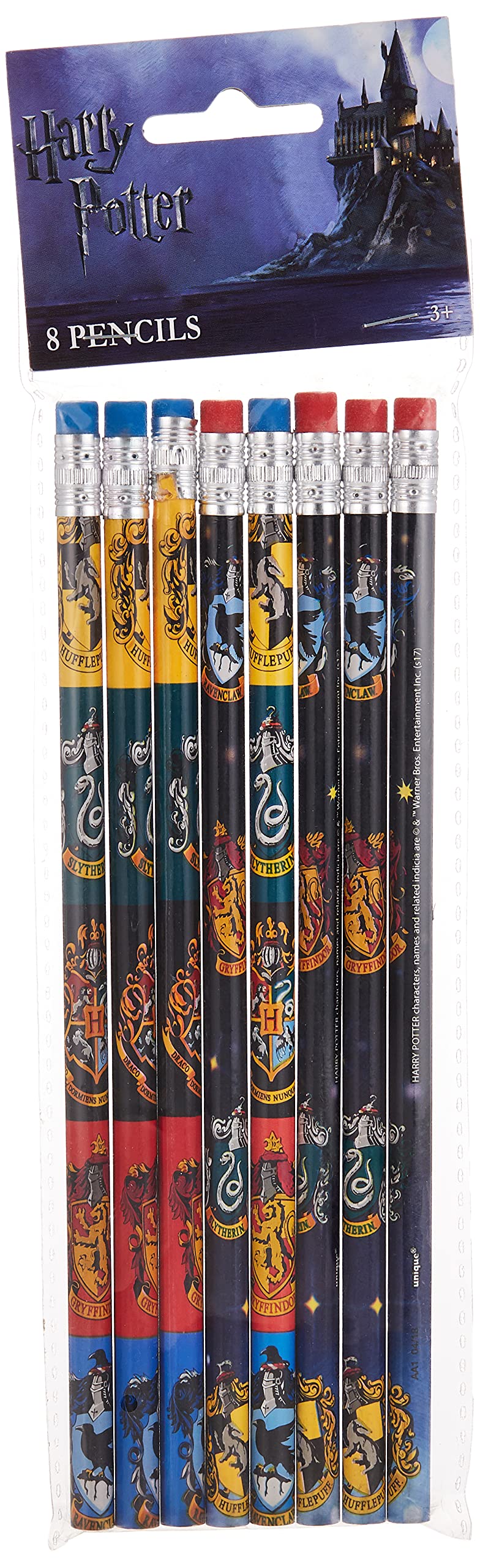 Magical Harry Potter Design Pencils (8 Pieces) - Stunning & , Perfect for School, Parties, and Wizarding Fan Gifts