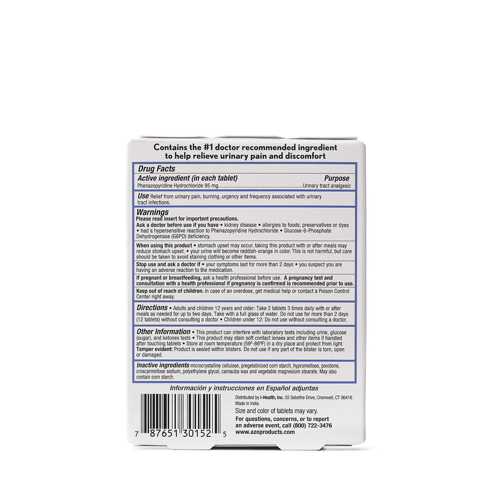 Amerifit Nutrition Azo Standard Urinary Pain Relief by Amerifit