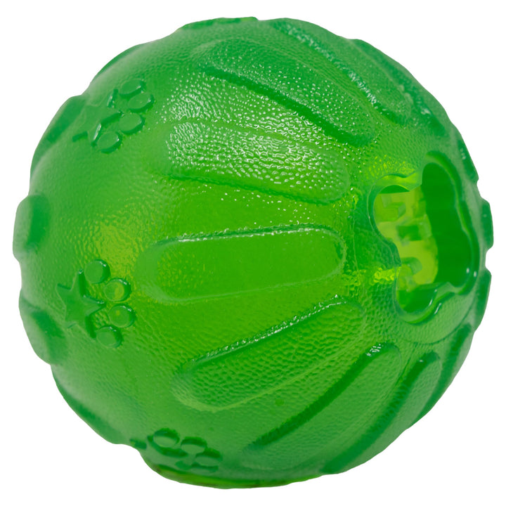 Treat Dispensing Chew Ball Tough Dog Toy, Medium/Large for Large Breeds