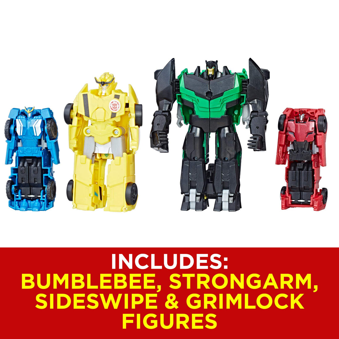 Toys Autobot Team Combiner Pack - 4 Figure Gift Set – Combine into a Super Robot - Age 6 and Up - 8.5 inch (Amazon Exclusive)