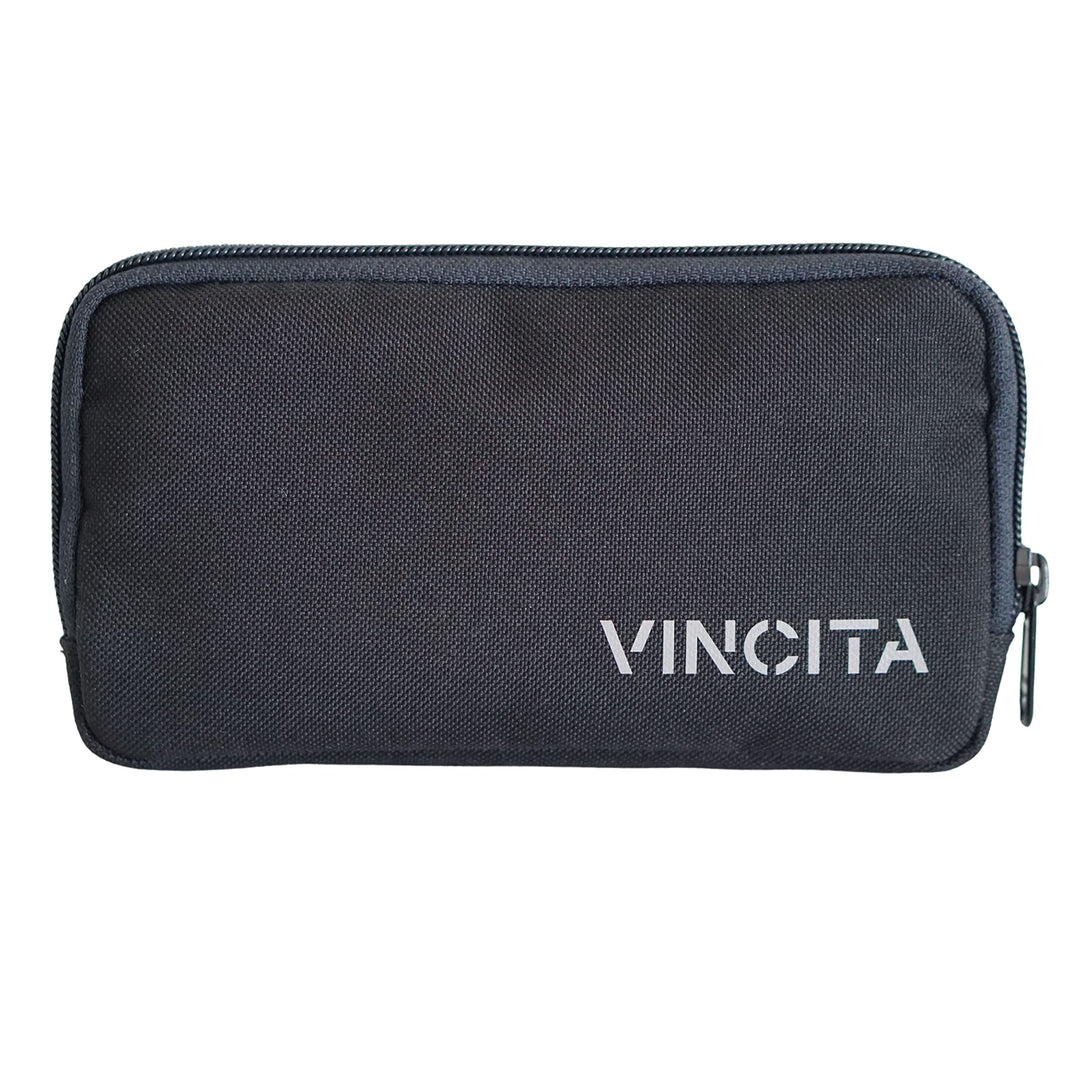 Essentials Case - Cycling Wallet Made from Tough 600D Polyester Water-Repellant Storage Pouch - Ideal Road Bike Cyclist to Store Spare Tubes, Tyre Levers, Keys, Cards and Phone