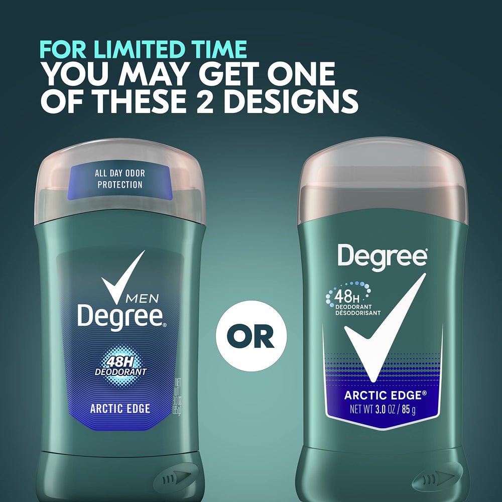 Men Deodorant Stick Arctic Edge 48-Hour Antiperspirant Protection 3 oz