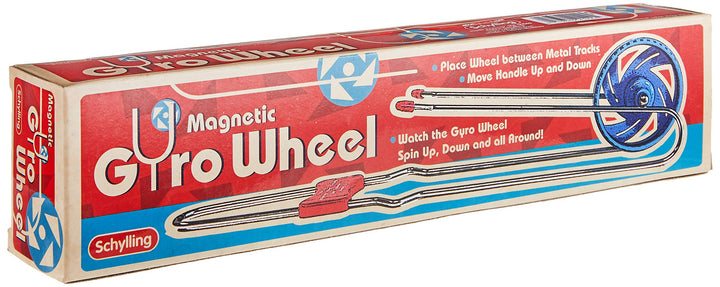 Magnetic Gyro Wheel - Retro Spinning Toy - Balancing and Mesmerizing Sensory Gadget for Kids and Adults - Ages 3 and Up - One Piece