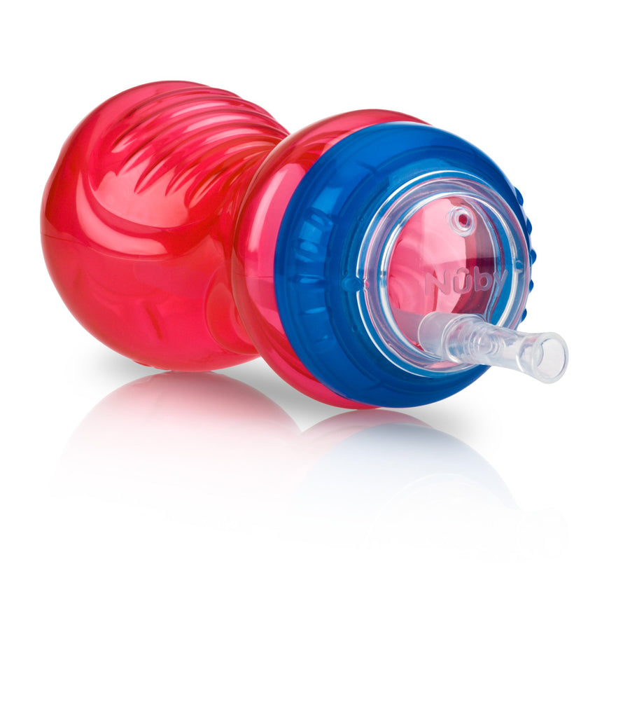 No-Spill Cup with Flex Straw, 10 Ounce, Colors May Vary