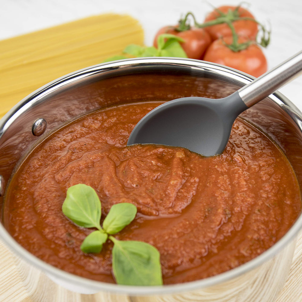 Charcoal Silicone Mixing Spoon, One Size (Pack of 1)