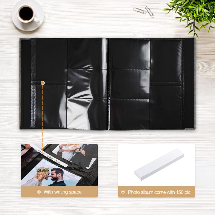 Photo Album for 4x6 1000 Photos Linen Cover Extra Large Capacity Photo Book for Family Wedding Anniversary Baby (Beige, 1000 Pockets)