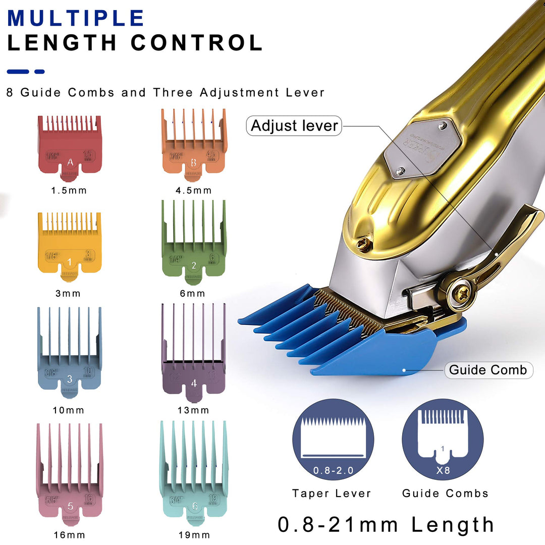 Hair Clippers for Men Trimmer for Men Hair Trimmer Beard Trimmer Barber Hair Cut Grooming Kit Machine Professional Rechargeable Cordless Quiet