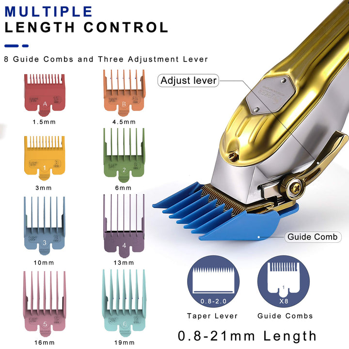 Hair Clippers for Men Trimmer for Men Hair Trimmer Beard Trimmer Barber Hair Cut Grooming Kit Machine Professional Rechargeable Cordless Quiet