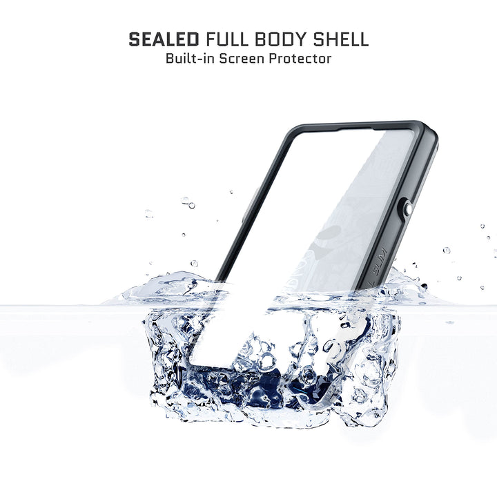 NAUTICAL slim iPhone 13 Pro Max Case Waterproof with Screen Protector, MagSafe Magnet, and Camera Lens Cover Rugged Full Body Shell Designed for 2021 Apple iPhone 13 Pro Max (6.7 inch) (Clear)
