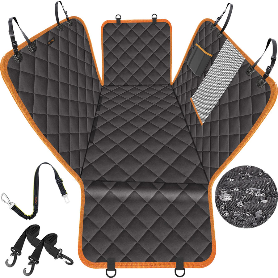 Dog Seat Cover for Back Seat Waterproof Dog Car Hammock Protects Your Vehicle from Scratches, Hair, and Dirt Easy to Install & Clean Oxford Fabric Machine Washable Universal Fit Pet Seat Cover