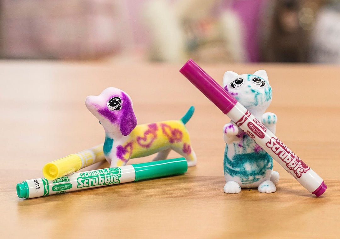 Scribble Scrubbie Pets, Dog & Cat, Kids Toys, Gift for Girls & Boys, Age 3, 4, 5, 6