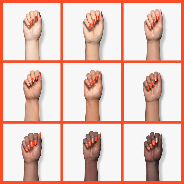 Shellac Soak Off UV LED Gel Nail Polish - Orange Sweetie (027) 10ml