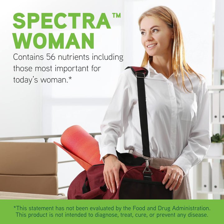 Labs Spectra Woman - Dietary Supplement to Support Bone Health and Women's Needs - with Vitamins, Minerals, Calcium, Beta Carotene, L-Cysteine, Grape Seed Extract, and More - 120 Tablets