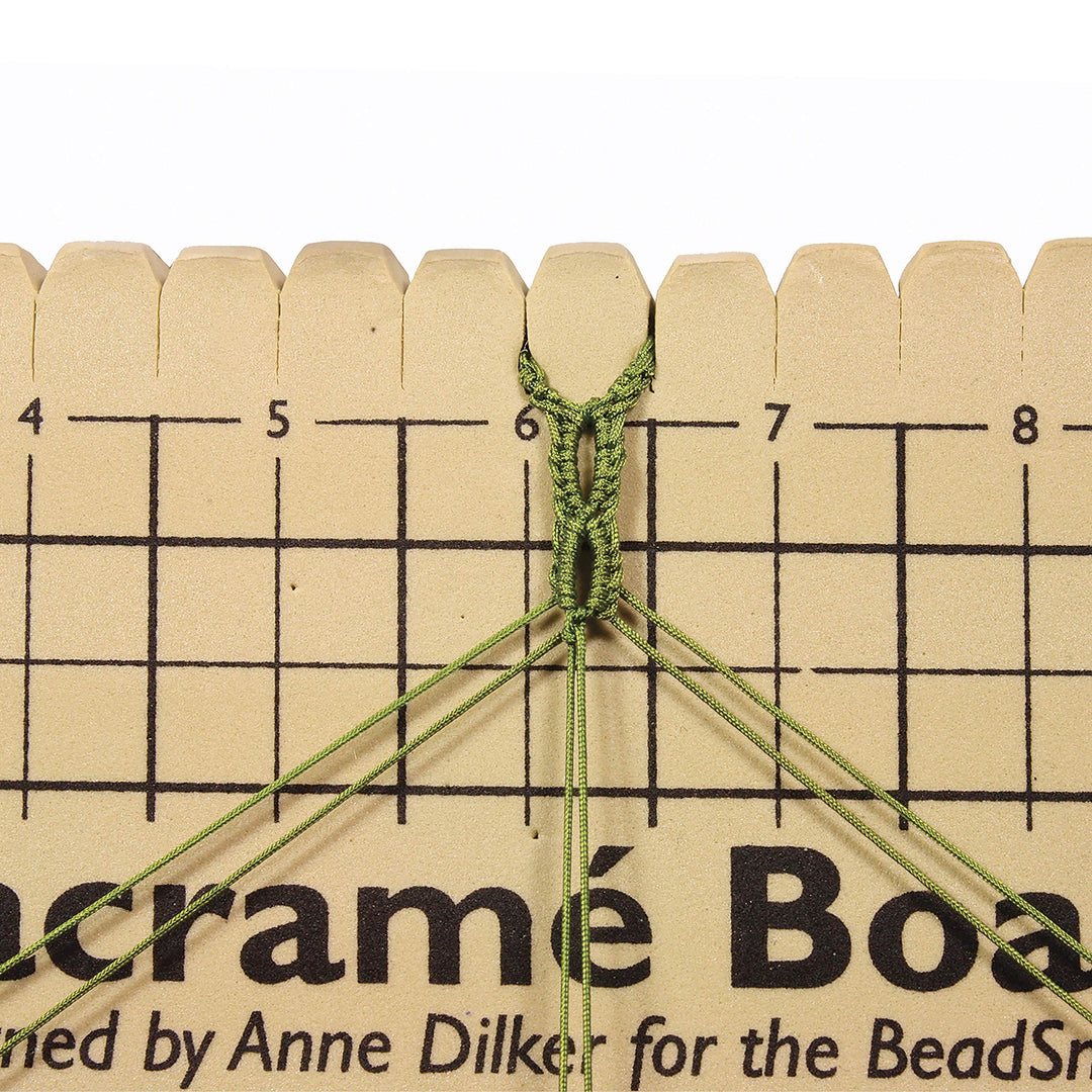 Macrame Board, 11.5 x 15.5 inches, 0.5-inch-Thick Foam, 10x14 Grid for Measuring, Bracelet Project with Instructions Included, Create Macrame and Knotting Creations