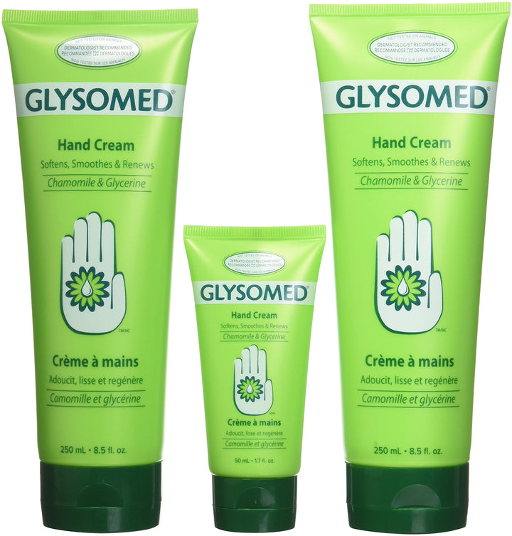Hand Cream Combo 3 Pack (2 X Large Tube 8.5 Fl Oz + 1 X Purse Size 1.7 Fl Oz)