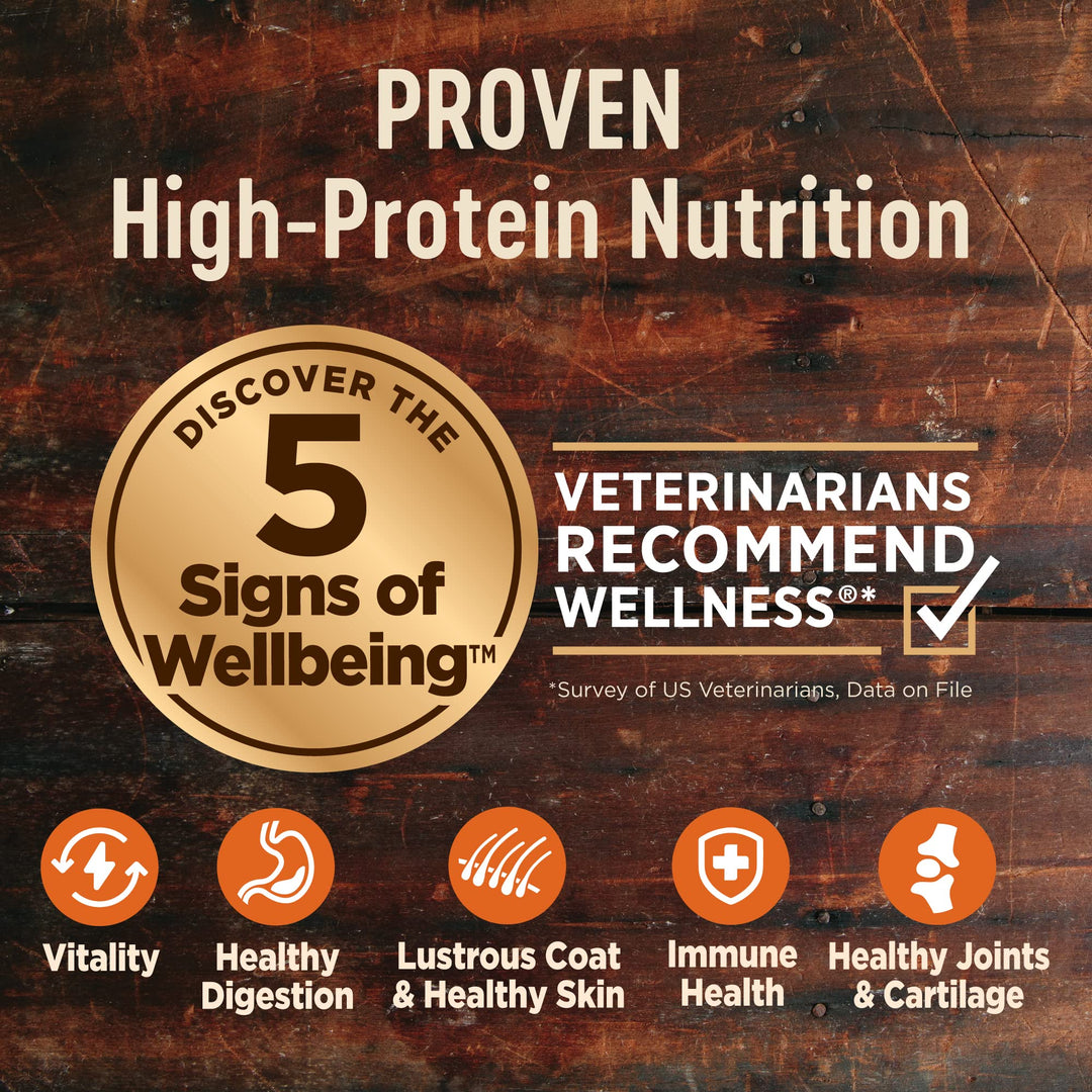 CORE Grain-Free High-Protein Large Breed Adult Dry Dog Food, Made in USA with Real Chicken & Natural Ingredients, With Glucosamine & Chondroitin to Support Joint Health (26-Pound Bag)