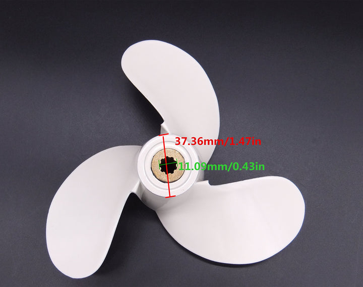 Boat Engine 7 1/4X6-BS 6L5-45943-00-00 F2.6-03010000 Propeller for Yamaha Parsun Makara 2.5HP 3HP 4HP 5HP F2.5A 3A Malta Outboard Motors 7.25x6