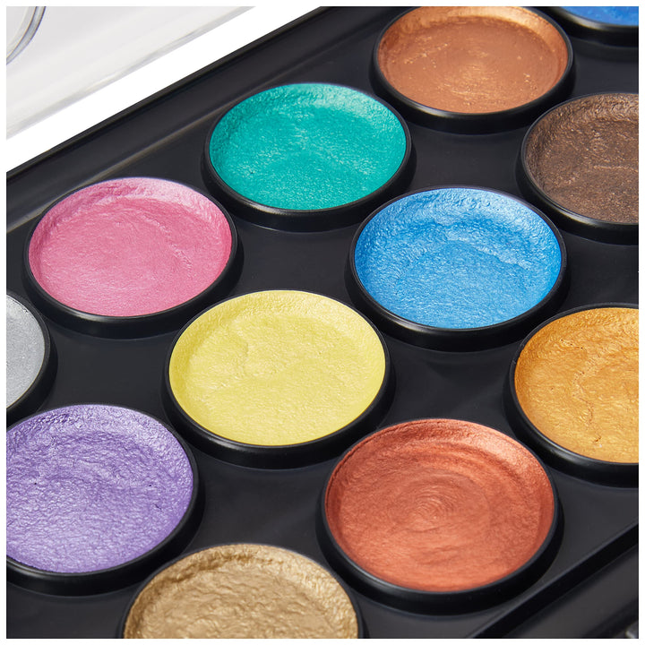 NPWC21 Pearlescent Watercolor Set, 21-Colors