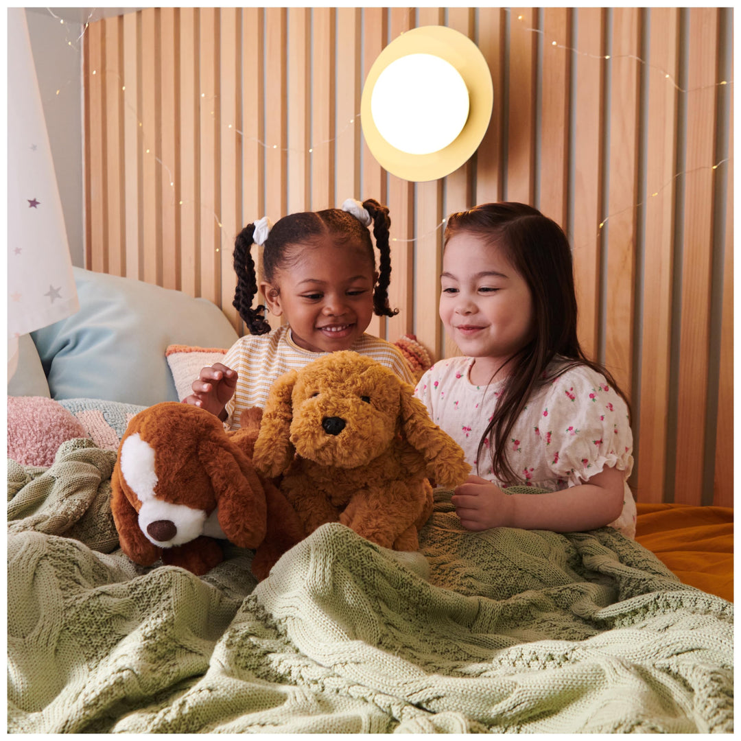 Muttsy Dog Plush, Premium Plush Puppy Stuffed Animal for Ages 1 and Up, Brown, 14”