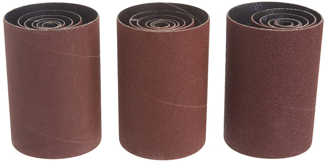 6510SPC Assorted Grits Spindle Sanding Sleeves (18 Pack)