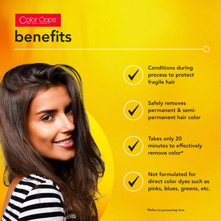 Extra Conditioning Hair Color Remover, 1 Application, Hair Dye Remover Processes in 20 Minutes, Safely Removes Permanent & Semi-Permanent Hair Color, Ammonia & Bleach Free