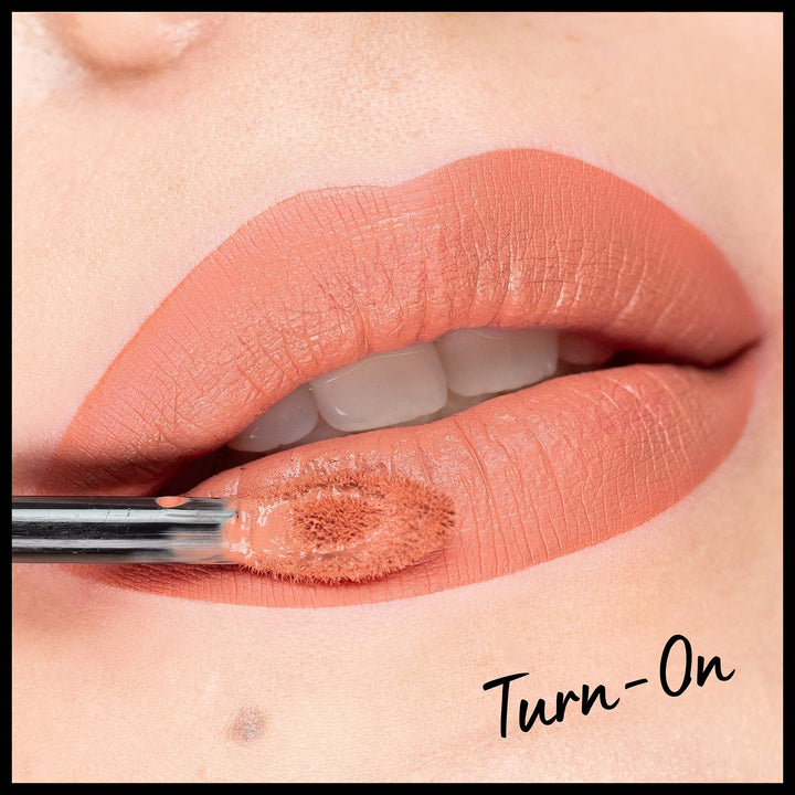 PROFESSIONAL MAKEUP Lip Lingerie XXL Matte Liquid Lipstick - Turn-On (Peach Nude)
