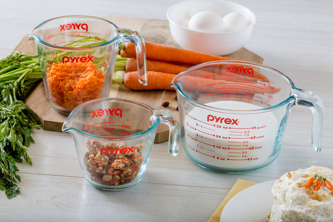 Prepware 1-Quart Measuring Cup, Clear with Red Measurements
