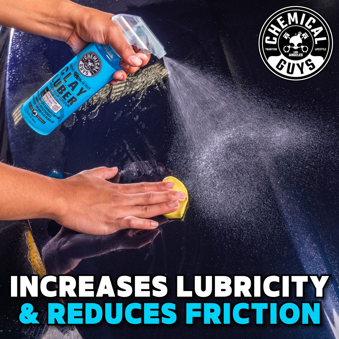 CLY_109 Light Duty Clay Bar and Luber Synthetic Lubricant Kit, 16 oz (2 Items), Blue