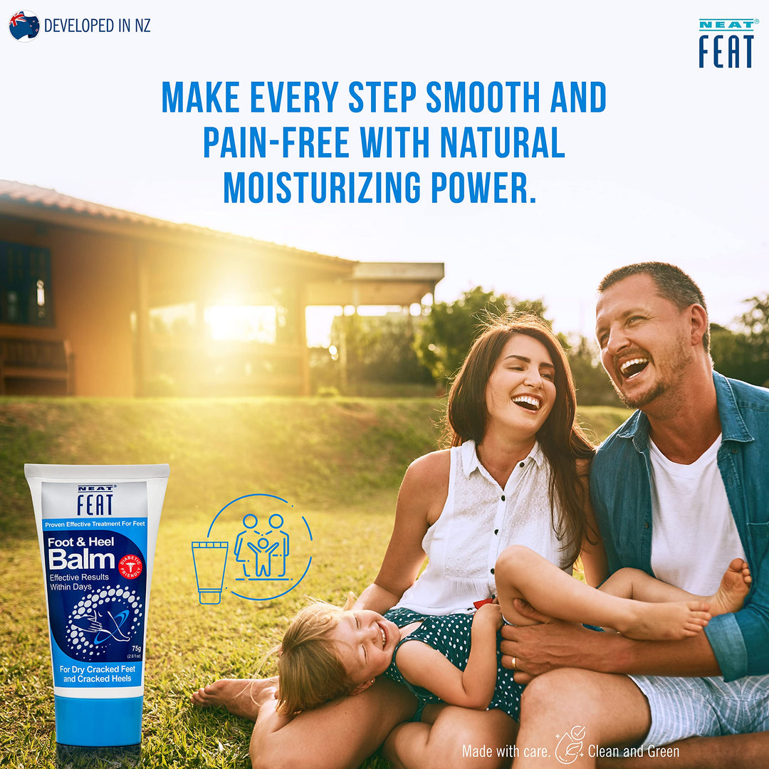 Foot and Heel Balm, 2 for 1, Moisturizing Foot Cream, for Dry & Cracked Skin on Heels and Feet, 5.2 Fl Oz