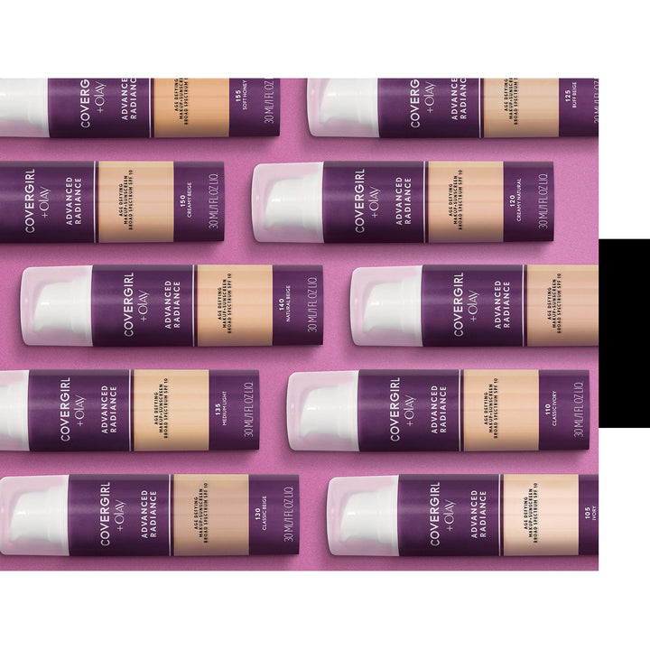 Advanced Radiance Age Defying Foundation Makeup, Creamy Natural 120, 1 Ounce (Packaging May Vary) Liquid Foundation Base