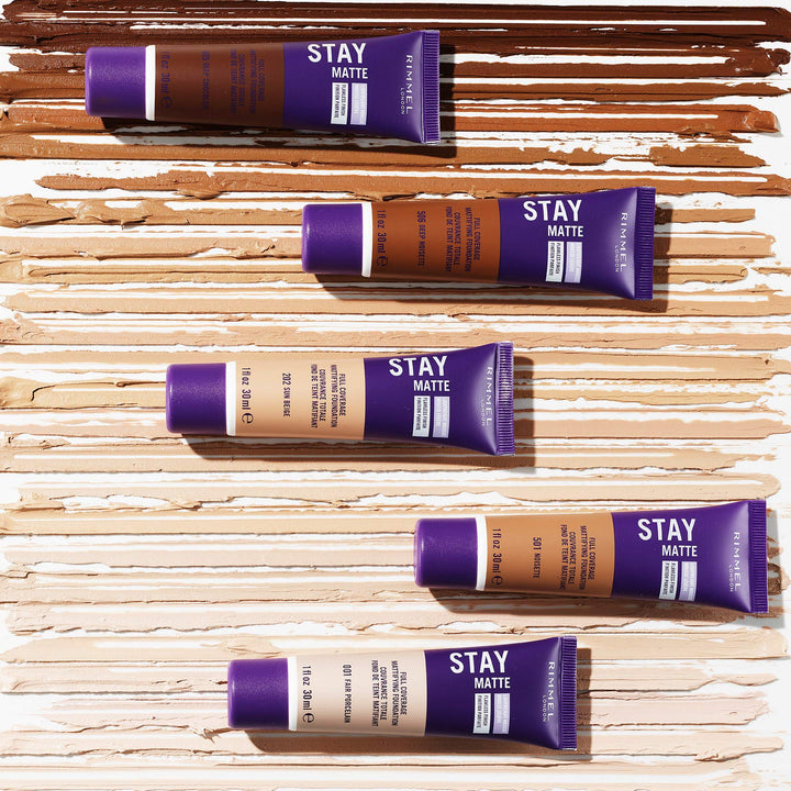 London Stay Matte Liquid Mousse - 400 Natural Beige - Foundation, Lightweight, Shine Control, Oil-Free, 1oz