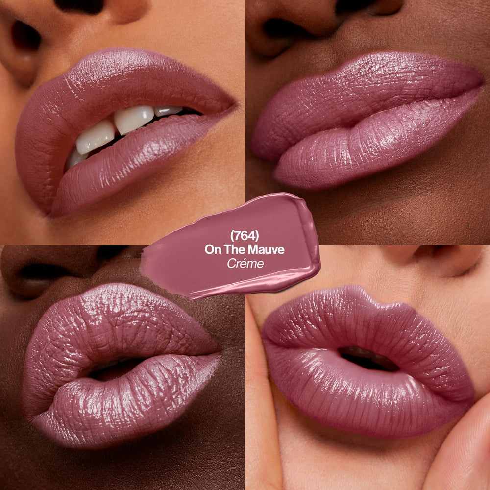 Revlon Super Lustrous Lipstick, High Impact Lipcolor with Moisturizing Creamy Formula, Infused with Vitamin E and Avocado Oil in Plum / Berry, On the Mauve (764)