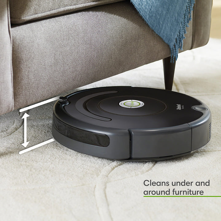 Roomba Vac Robot Vacuum (Q0120) - Easy to use, Power-Lifting Suction, Multi-Surface Cleaning, Smart Navigation Cleans in Neat Rows, Self-Charging, Alexa, 675