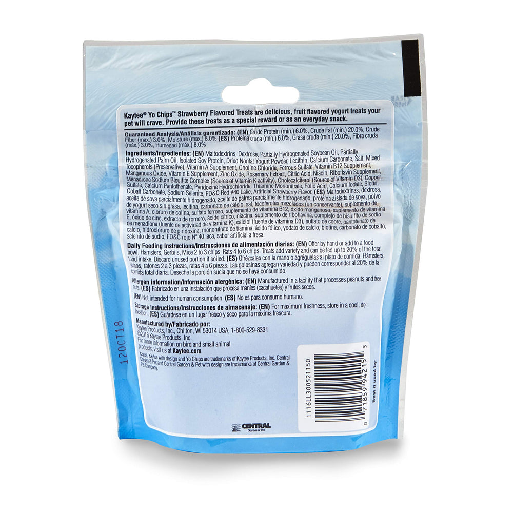 Yo Chips for Small Animals -- Strawberry 3.5 oz