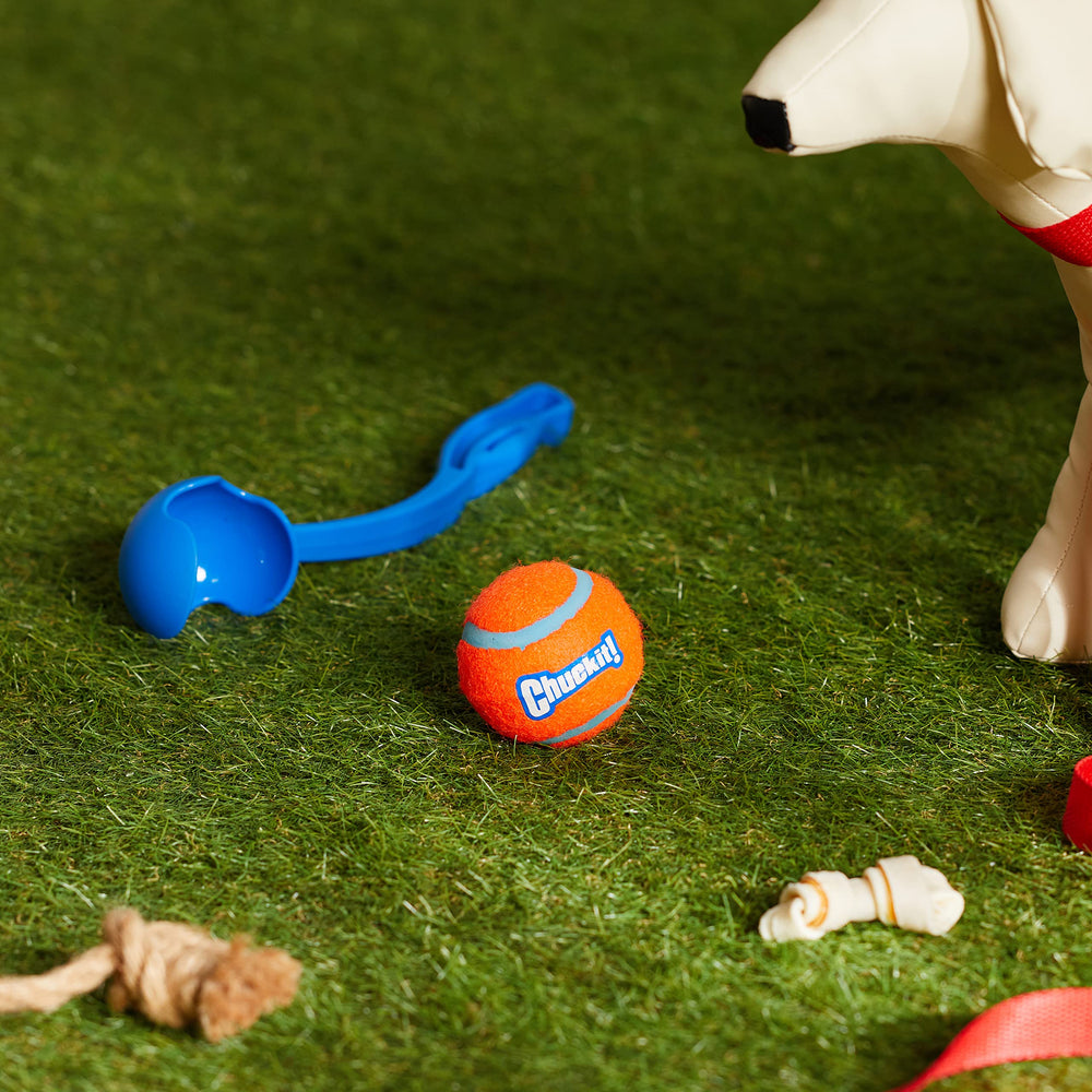 Dog Ball Launcher - Sport 12 with Medium (2.5), Dog Fetch Ball Thrower, For Dogs 20-60 Pounds, Made in USA
