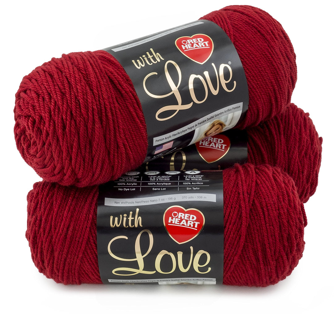 With Love Yarn, Metallic - White